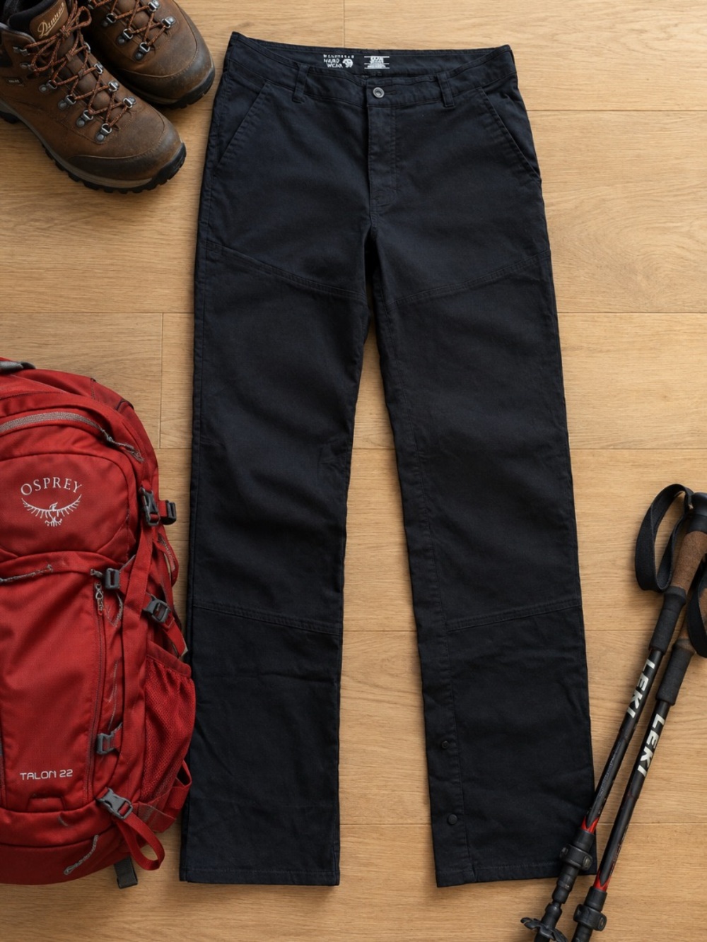 Mountain Hardwear Hiking Pants Men’s 32 Black Nylon Outdoor Camping Climbing